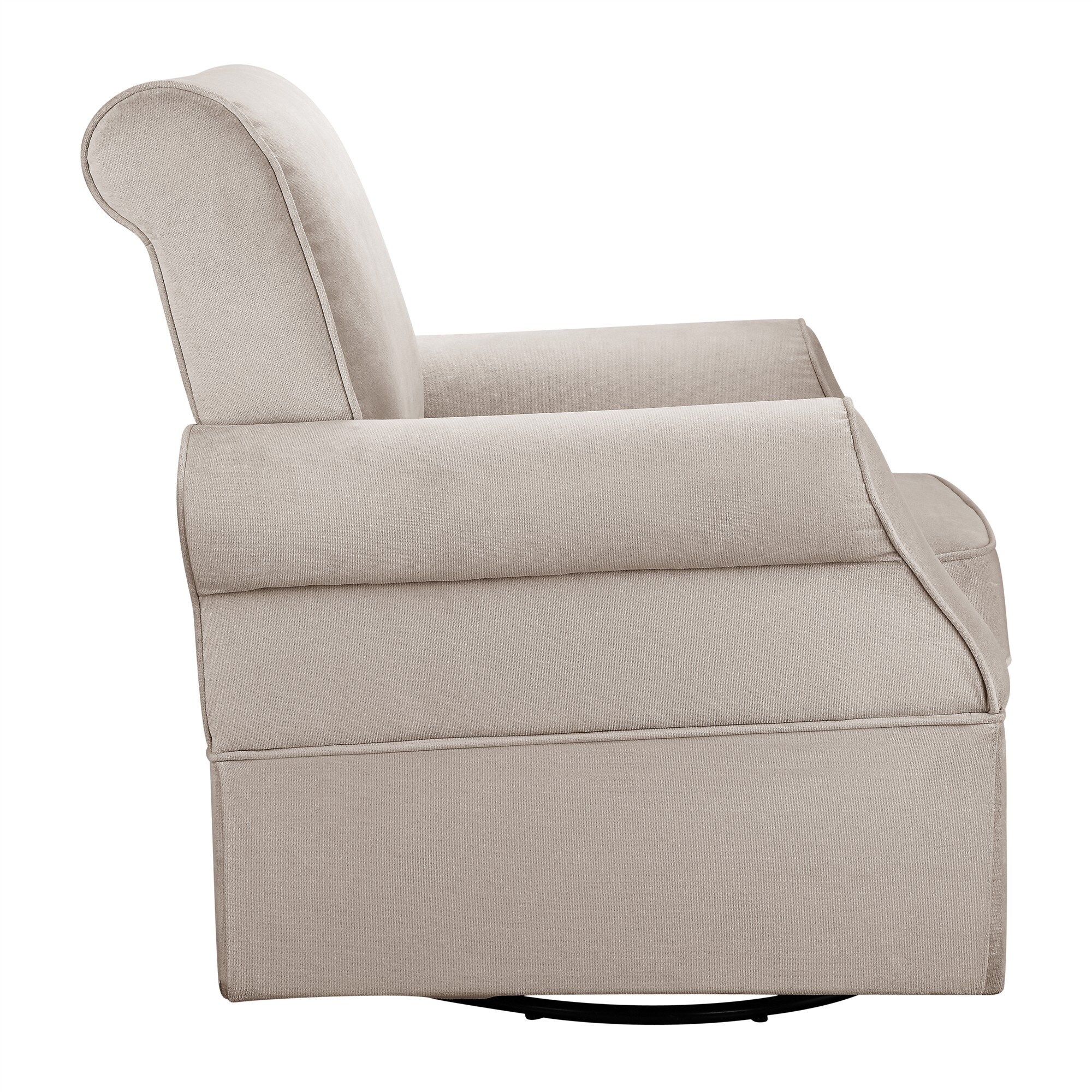 baby relax kelcie swivel glider & ottoman