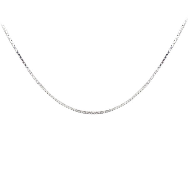 Mondevio High Polish Box Chain Necklace