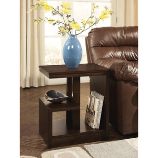 お*こ様 Ashley リビングダークブラウンのテーブル Signature Design by Ashley Callum Dark Brown End Table - Bed Bath