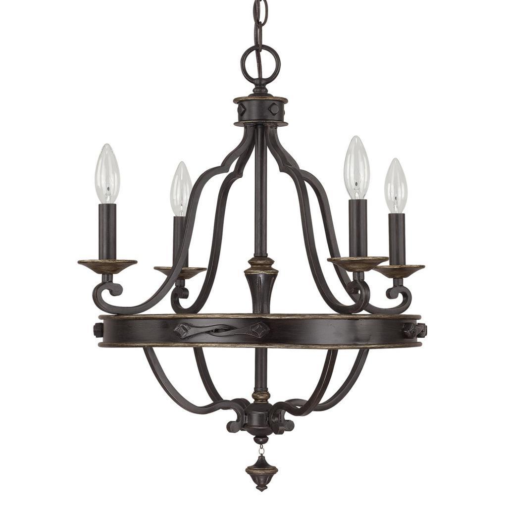 Wyatt 4-light Surry Chandelier - Chandeliers For Bedrooms by Overstock.com