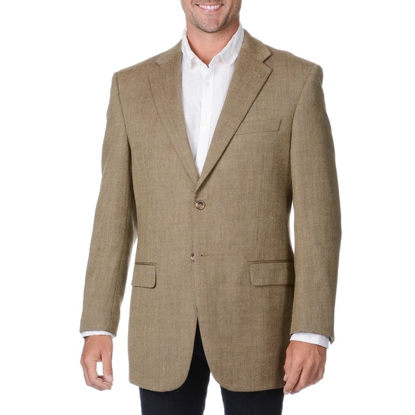 Shop Prontomoda Italia Men's Beige Wool/ Cashmere Sportcoat - On Sale ...