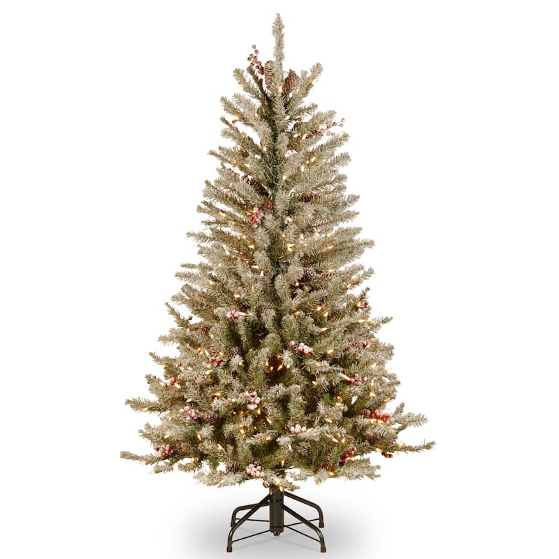 National Tree Company 4 ft. Pre-Lit Slim Dunhill Fir
