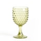 preview thumbnail 4 of 4, Hobnail Water Goblet Glass (set of 6)