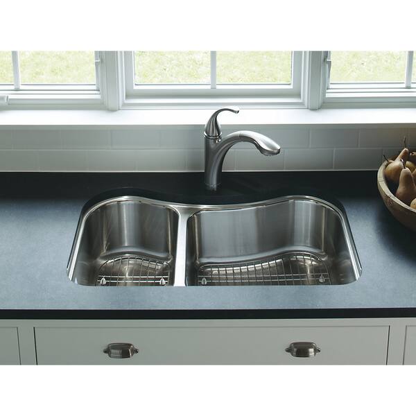 Kohler Staccato Offset Undercounter Stainless Steel 31 625 X Kohler Staccato Offset Undercounter