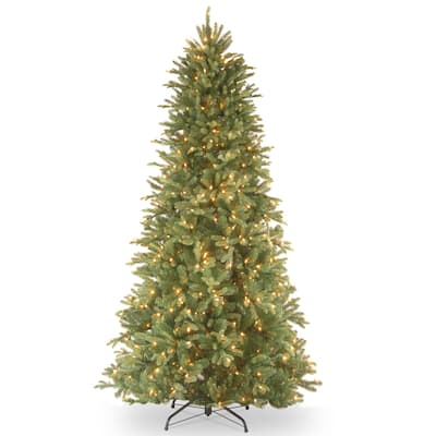 National Tree Company 6.5 ft. Pre-lit Realistic Artificial Slim Fir Tree