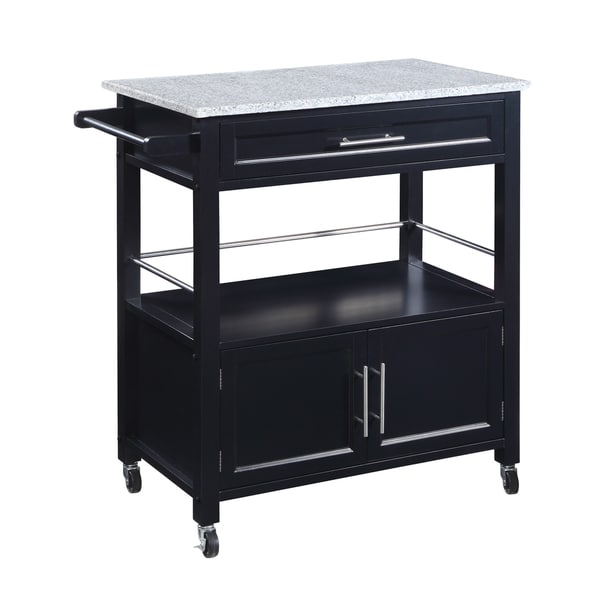 Linon Cameron Granite top Kitchen Cart   Shopping   Great