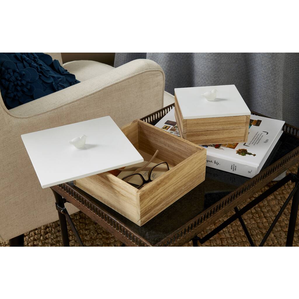 Mochrie Lidded Boxes (Set of 2)