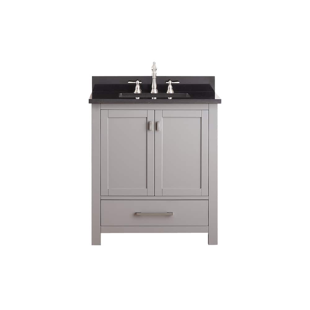 Avanity Modero 31-inch Vanity Combo in Chilled Gray with Top and Sink