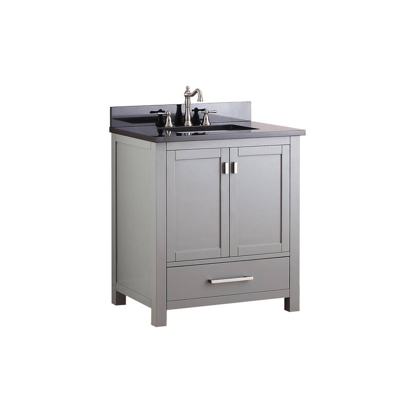 Avanity Modero 31-inch Vanity Combo in Chilled Gray with Top and Sink