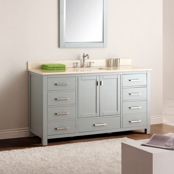 Tuscany 61 X 22 Carrara Marble Vanity Top With Wave Bowl At Menards