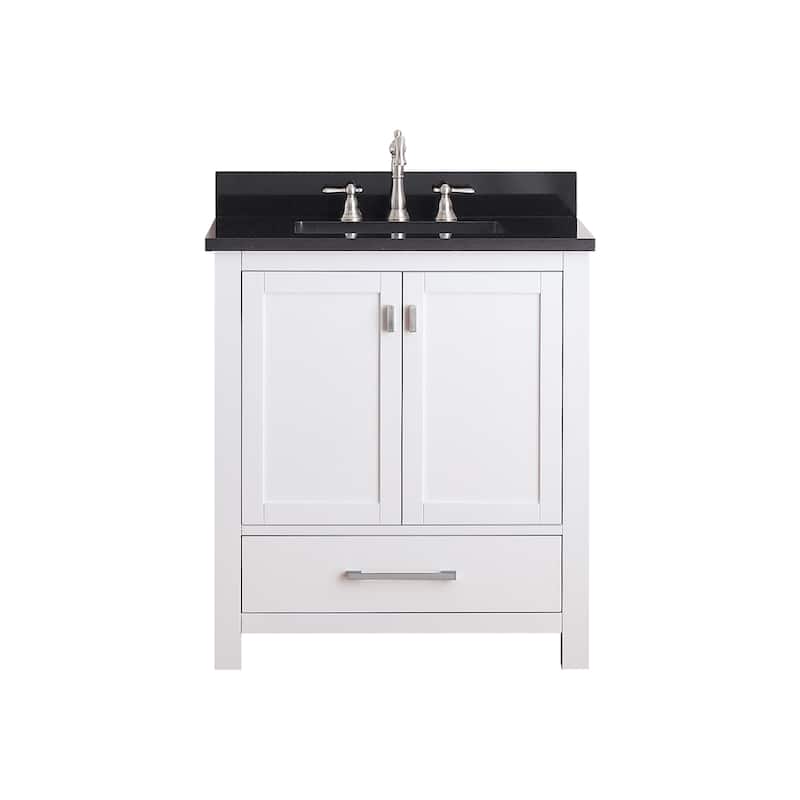 Avanity Modero 31-inch Single Vanity in White Finish with Sink and Top