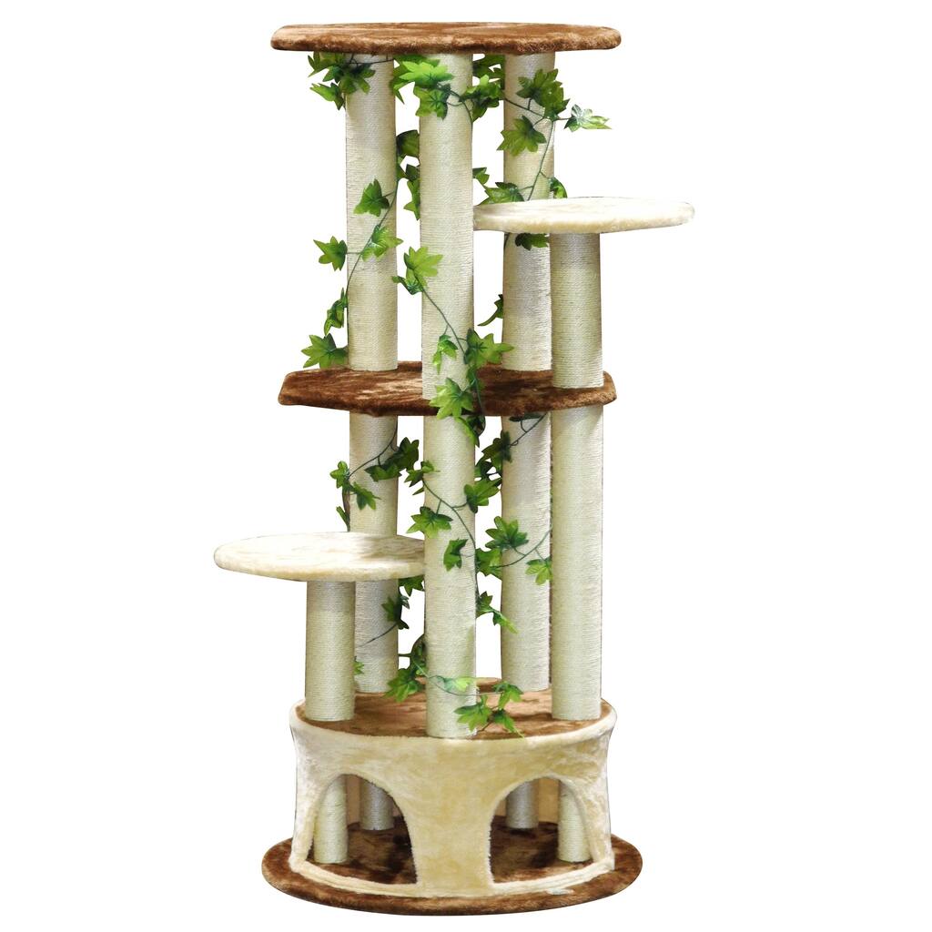 Go Pet Club Brown 61-inch Cat Tree