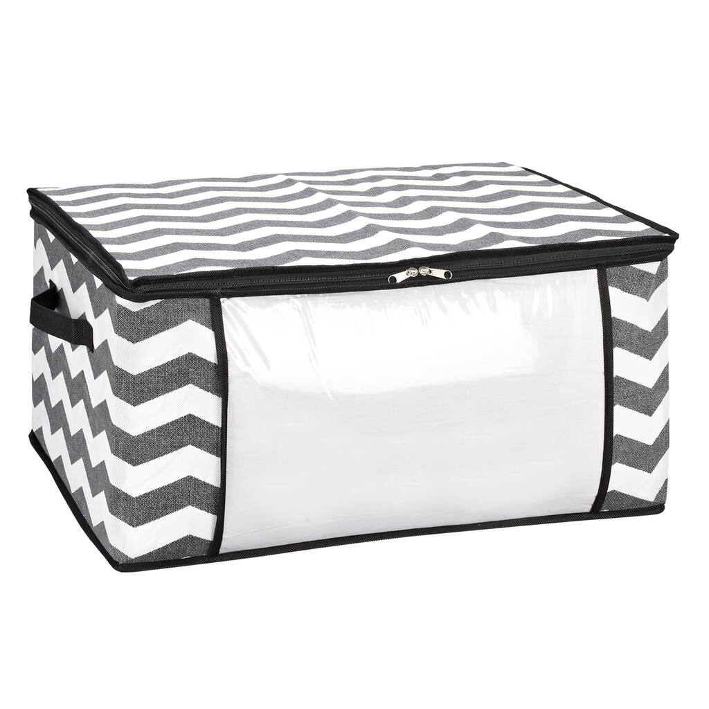 The Macbeth Collection Chevron Printed Blanket Bag