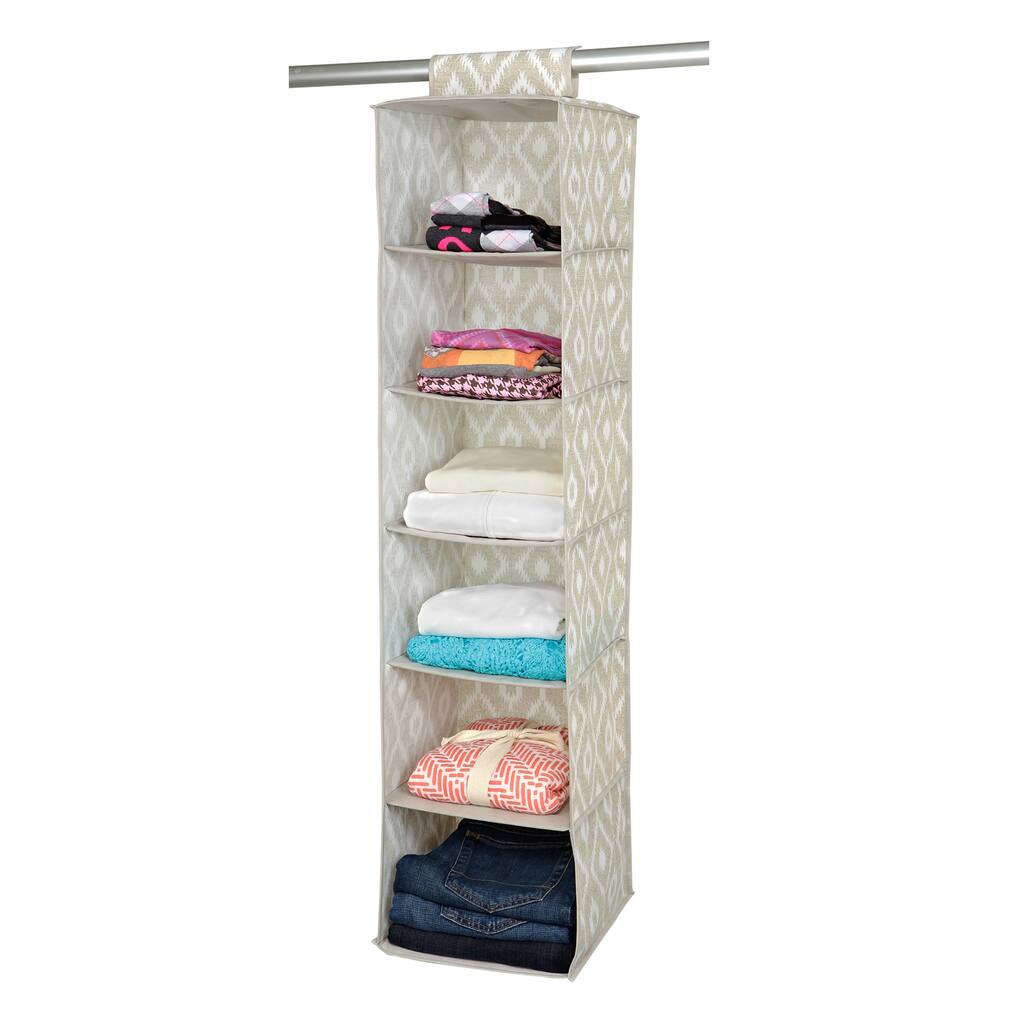 The Macbeth Collection India Faux Jute 6-shelf Organizer