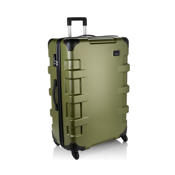 army green suitcase