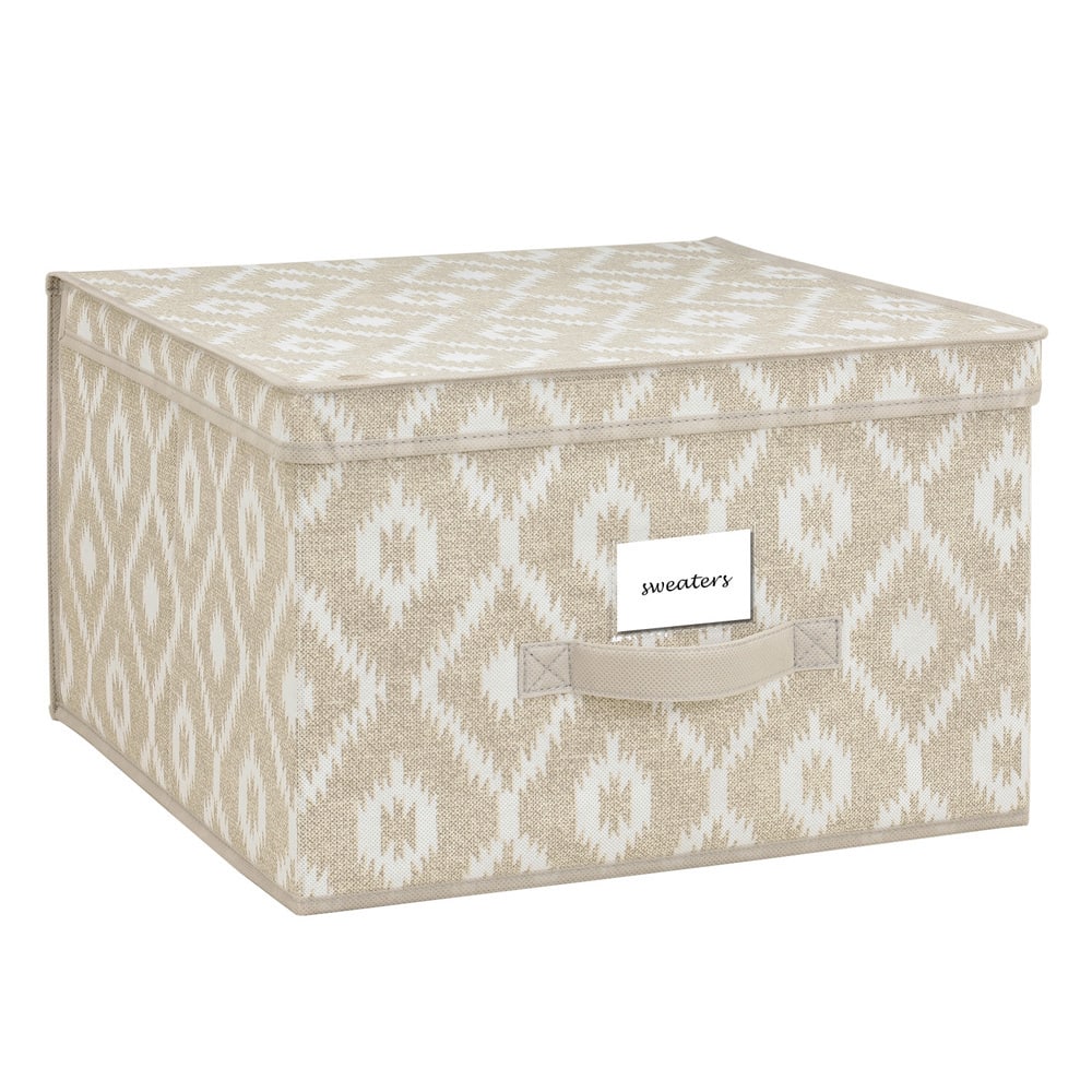 The Macbeth Collection India Faux Jute Large Storage Box