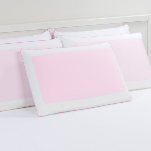 Comfort Memories Breast Cancer Research Hydraluxe Gel and Memory Foam Pillow