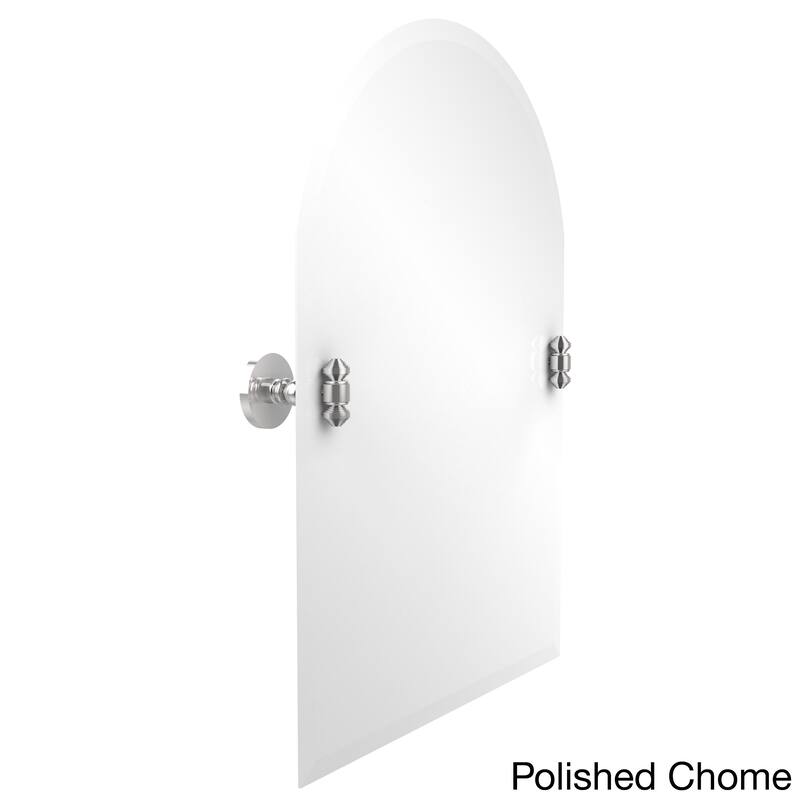 South Beach Collection Beveled Edge Frameless Arched Top Tilt Wall