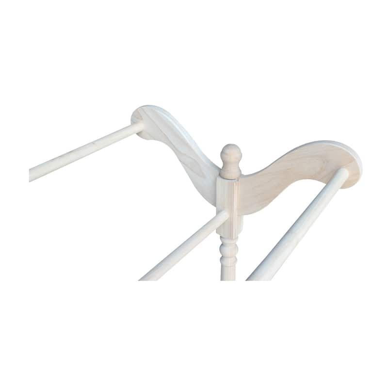 International Concepts Unfinished Parawood Quilt Rack