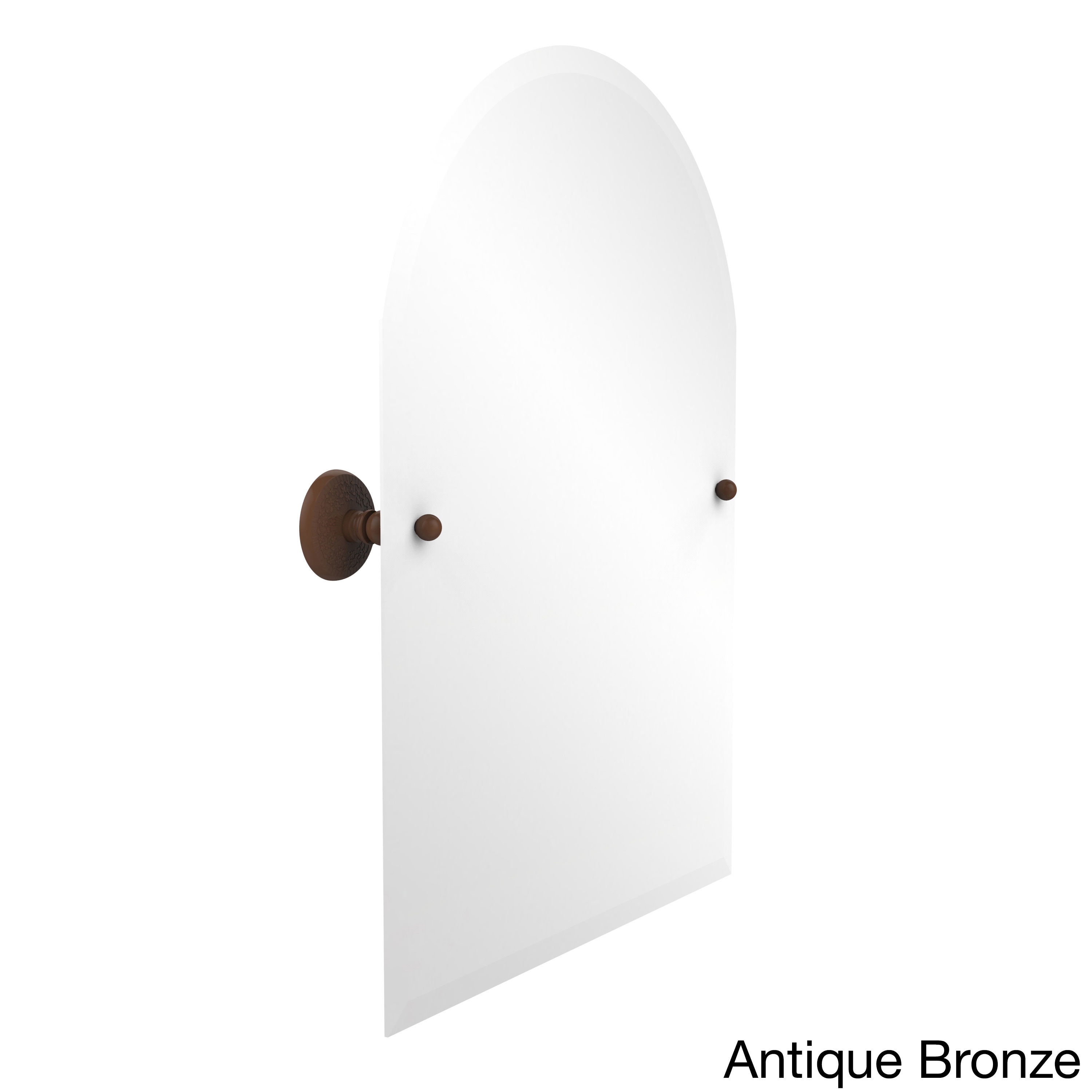 Allied Brass Prestige Monte Carlo Collection Beveled Edge Frameless Arched  Top Tilt Wall Mirror Bed Bath  Beyond 9428195