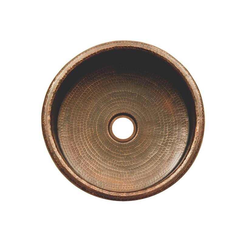 15-in Round Bar Vessel Tub Sink w/ 2-in Drain Size (BV15DB2)