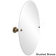 preview thumbnail 7 of 12, Allied Brass Astor Place Collection Frameless Oval Tilt Wall Mirror