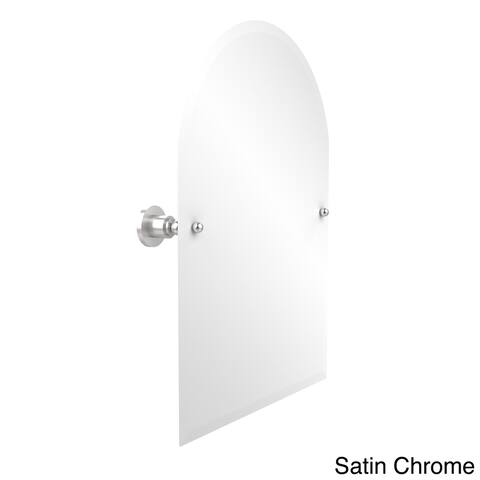 Allied Brass Frameless Arched Top Tilt Wall Mirror Astor Place Collection with Beveled Edge