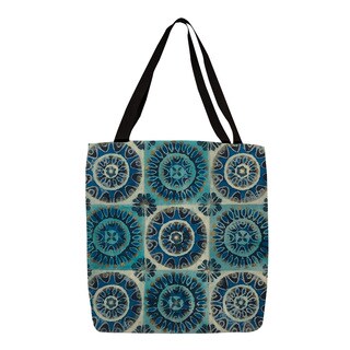 Shop Floral Tile Suzani Canvas Tote - On Sale - Free Shipping On Orders ...
