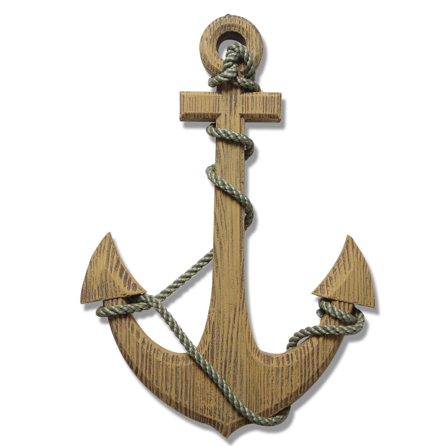 Designed to lend your home decor a nautical aesthetic, this ornamental anch...