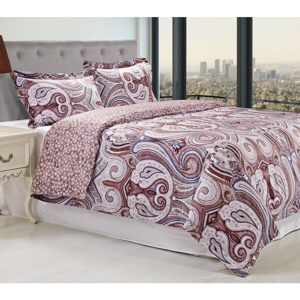 Superior Waterloo 300 Thread Count 3-piece Cotton Duvet Cover Set