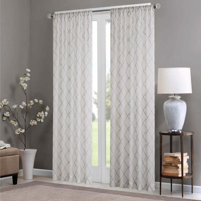 Diamond Sheer Curtains