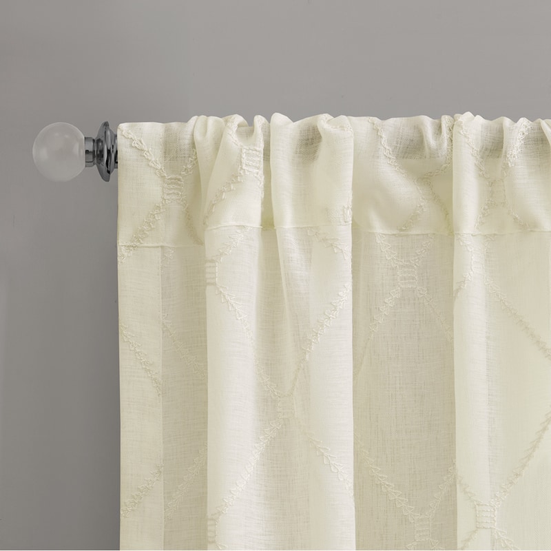 Diamond Sheer Curtains