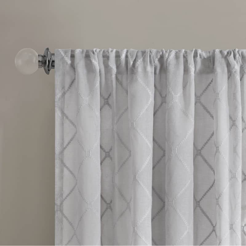 Diamond Sheer Curtains