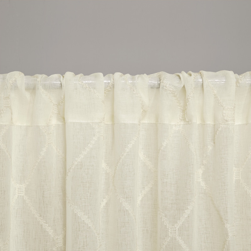 Diamond Sheer Curtains