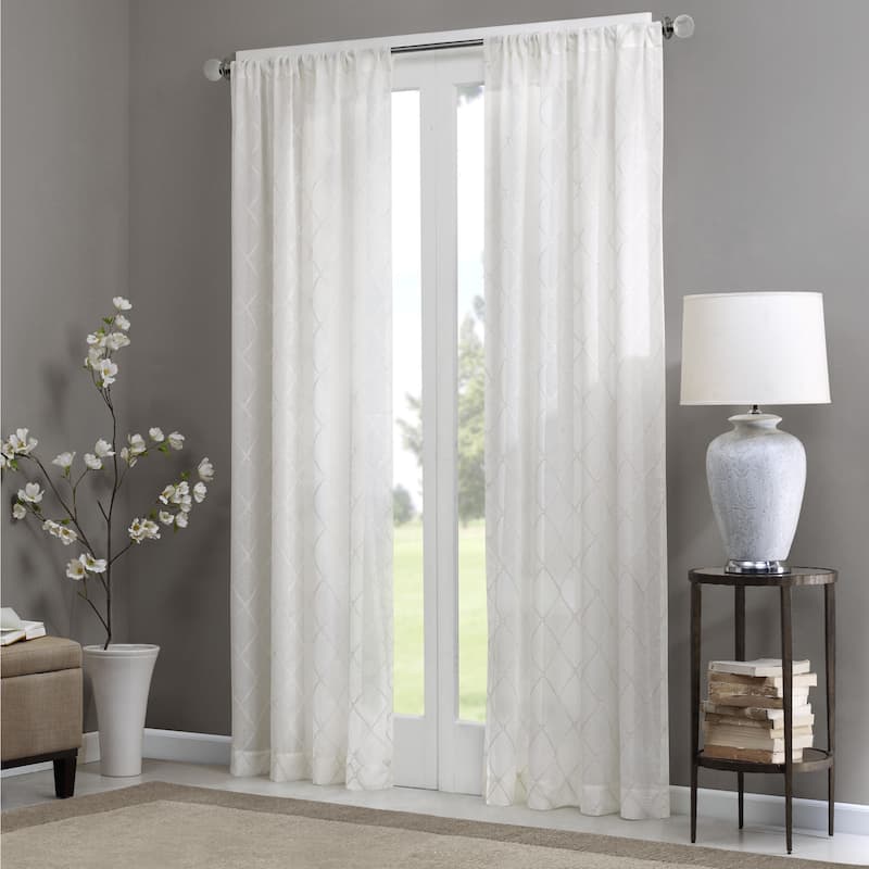 Diamond Sheer Curtains