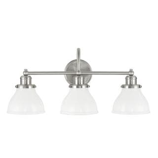 Baxter 3-light Brushed Nickel Bath/ Vanity Light - Brushed Nickel