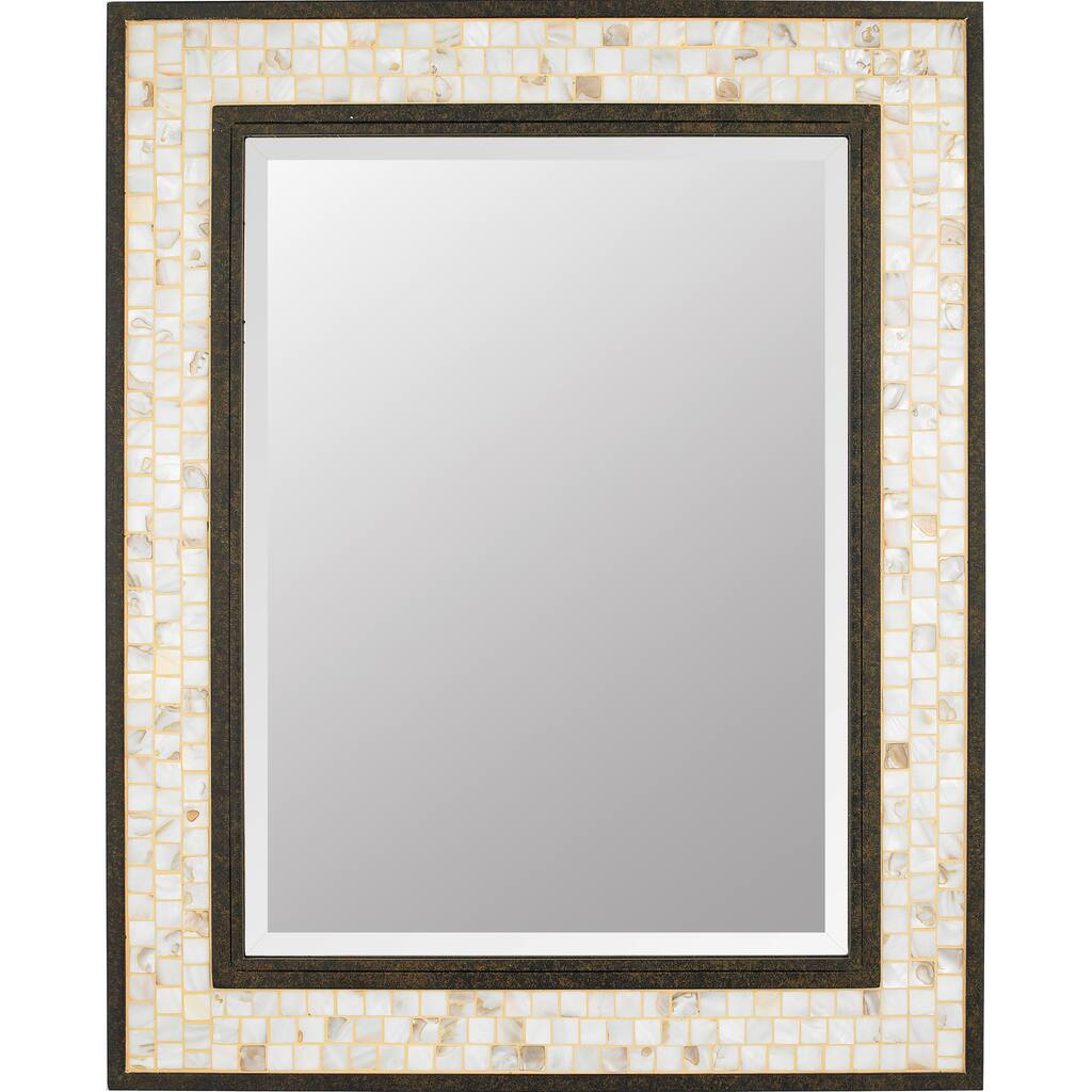 Quoizel Monterey Mosaic Malaga Small Mirror - Brown