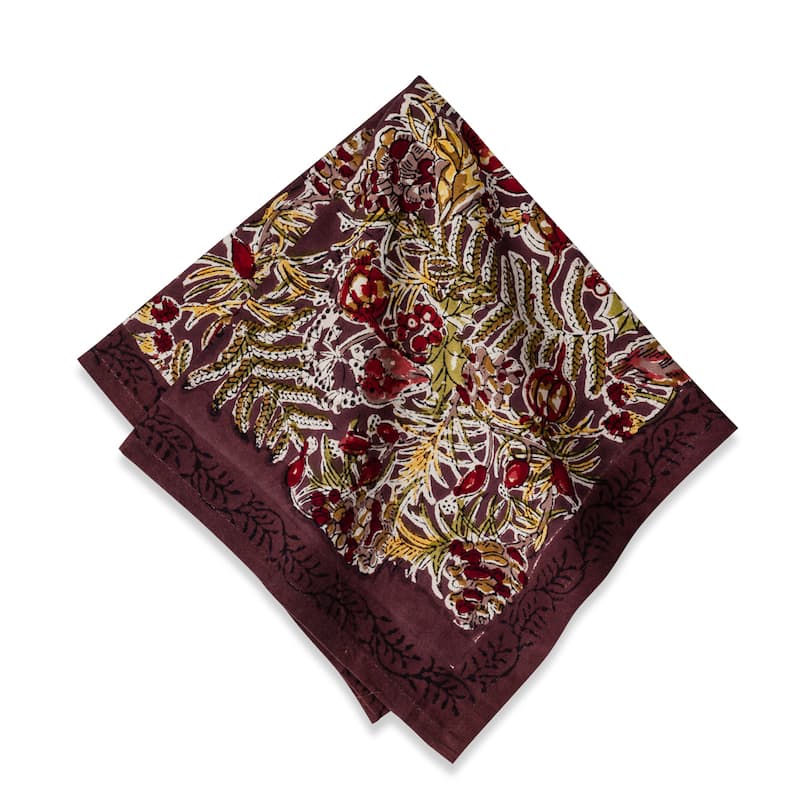 Couleur Nature Winter Garden Wreath Napkins (Set of 6)