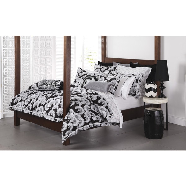 Floral Sateen Cotton 3-piece Duvet Cover Set