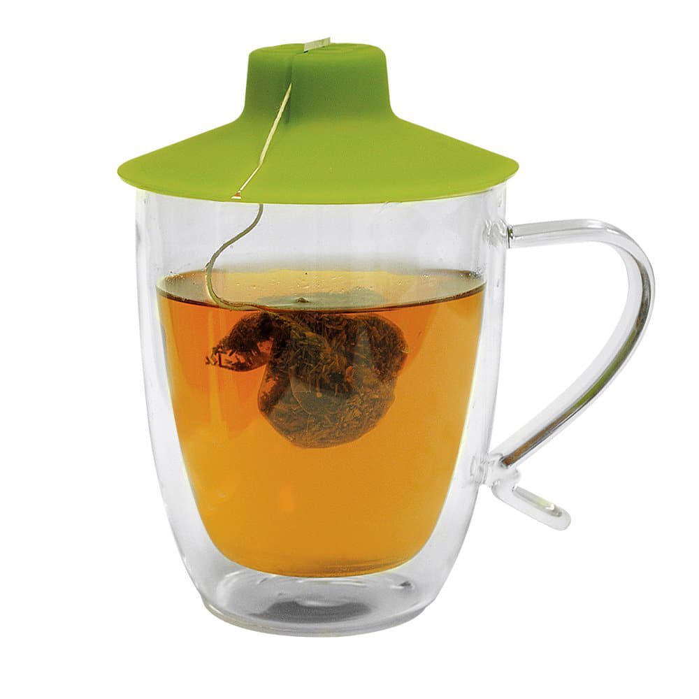 Primula Double Wall 16-ounce Mug with Tea Bag Buddy