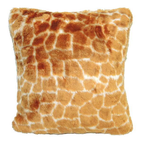 giraffe print throw pillows