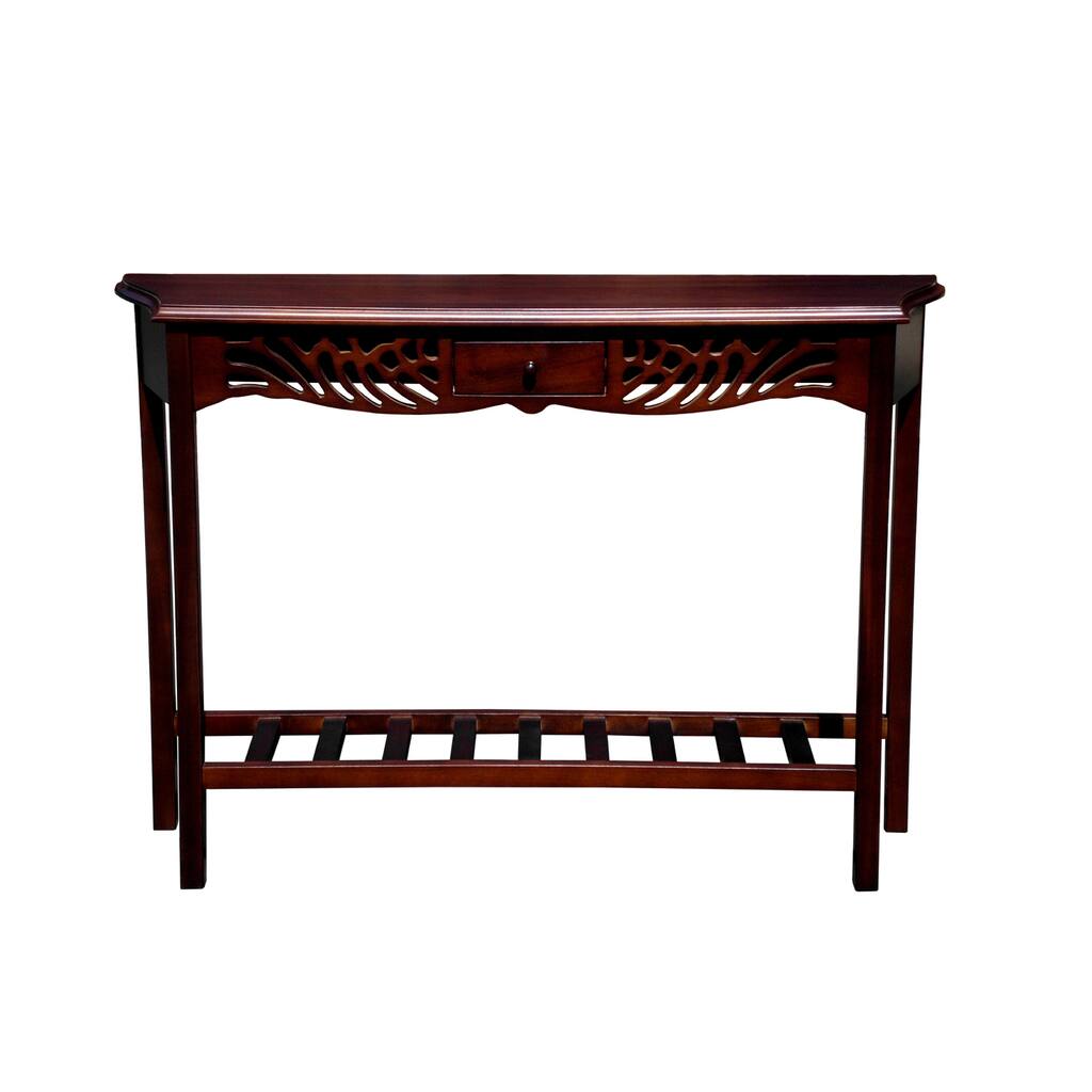 Handmade Winston Mahogany Wood Console Table (Indonesia)