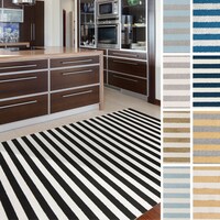 Lancaster Flatweave Striped Area Rug On Free Shipping Davenport Casual Striped Area Rug