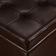 preview thumbnail 5 of 9, Adeco Bonded Leather Square Storage Ottoman