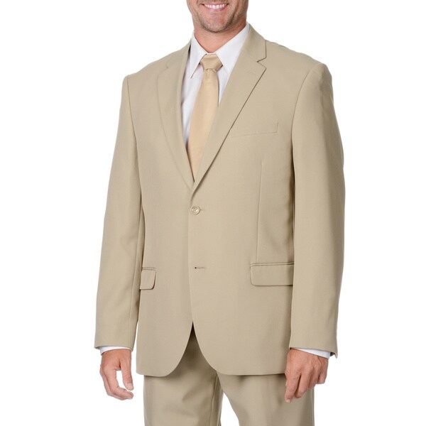 Shop Bolzano Uomo Collezione Men's Beige 2-button Suit - Free Shipping ...