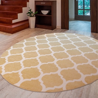 Nyles Modern Geometric Area Rug - 7' 10" x 7' 10"