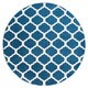 preview thumbnail 12 of 15, Nyles Modern Geometric Area Rug - 7' 10" x 7' 10" Blue