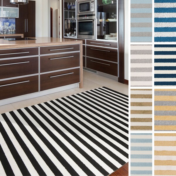 Valence Casual Striped Area Rug