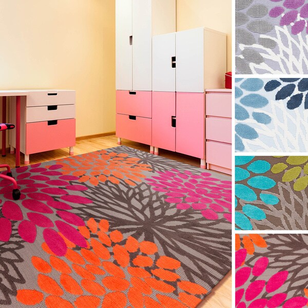 Azalea Floral Area Rug (5' x 8')