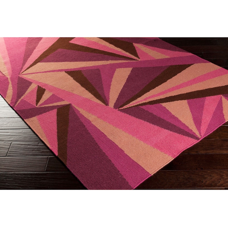 Quentin Flatweave Reversible Abstract Area Rug